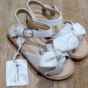 White Kids Sandals